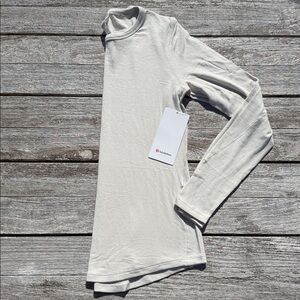 Lululemon‎ Hold Tight Long-Sleeve Shirt bone neutral size 10 NWT